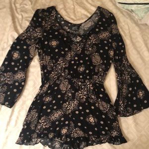 forever 21 floral romper